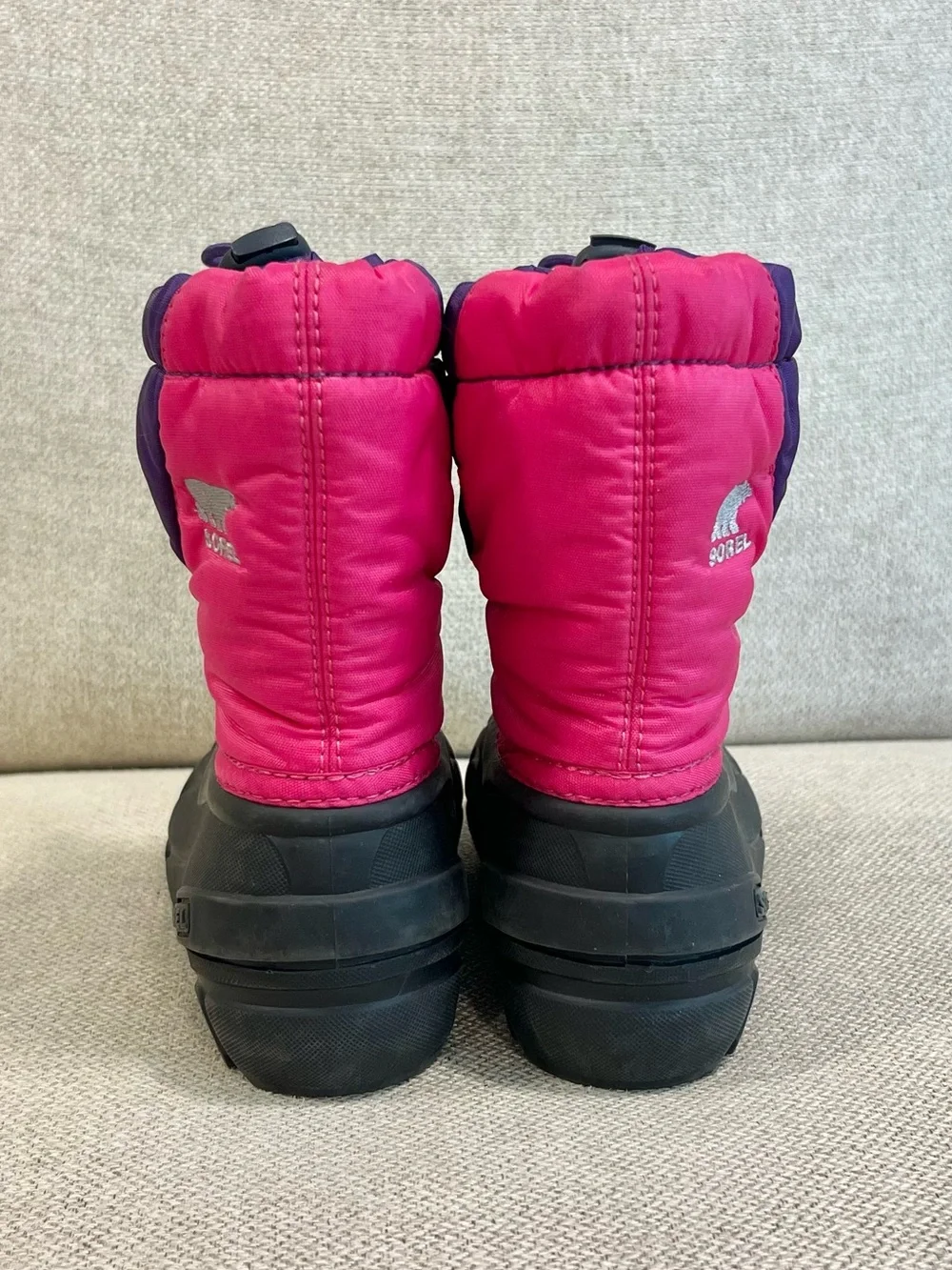 Sorel Kids Size 9 Toddler Pink Purple Waterproof Snow Winter Boots